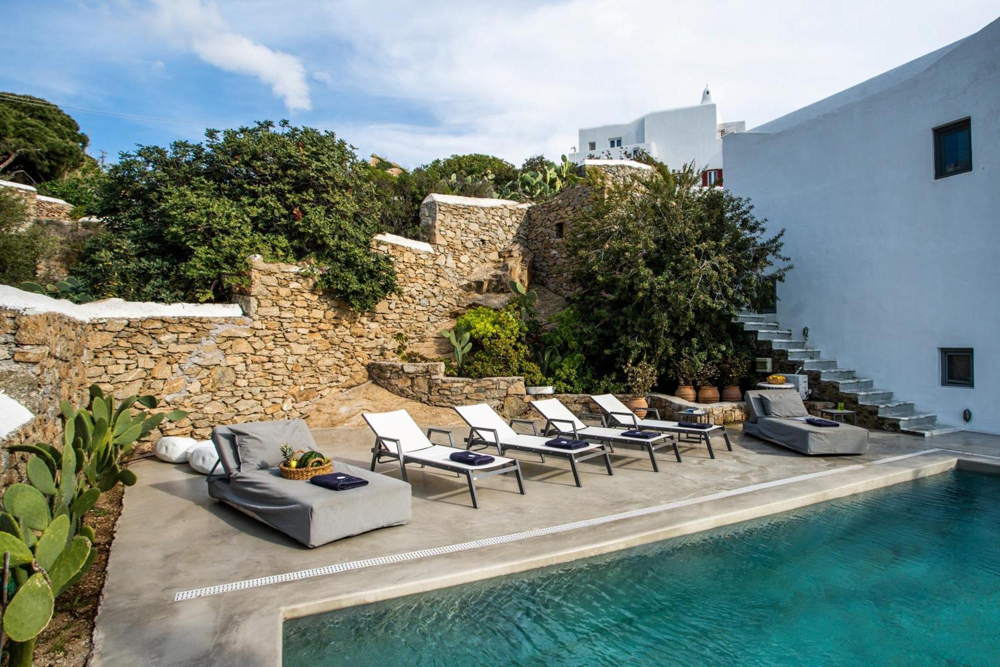 Villa Opal By Mykonos Rocks Mykonos Town Bagian luar foto